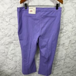 On 34th Macys Women’s Plus Pants sz 1X Short NEW # G557